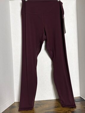 Lululemon Leggings Align High Rise Pant 28” Goodnight Plum Dark Purple Size 14